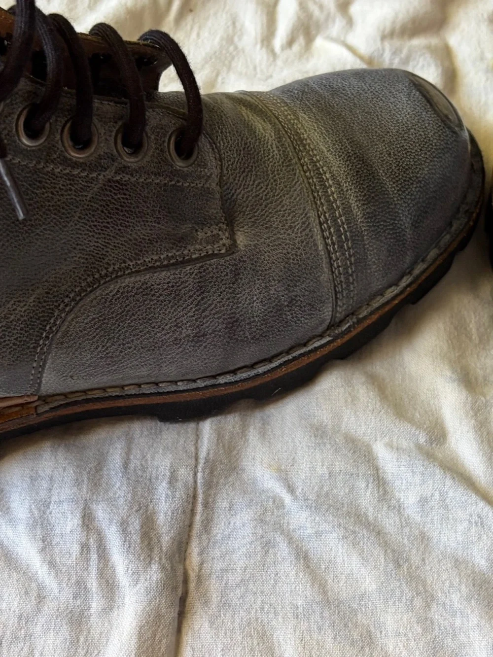 Black Label Diesel Boots, very soft Italian leather, made in Italy